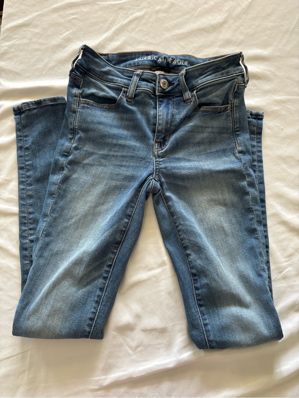 American Eagle Outfitters Light Blue Skinny Jeans